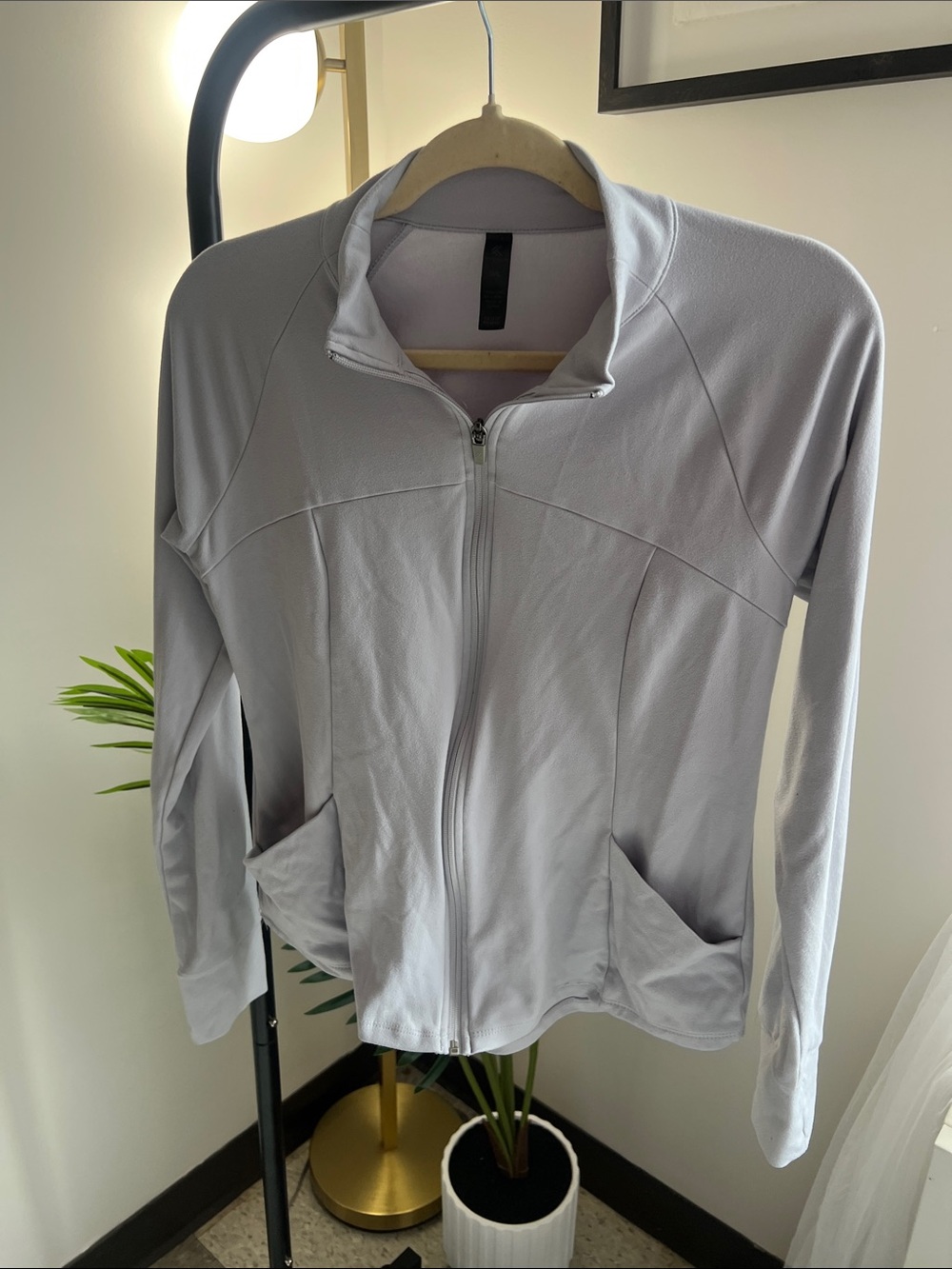 Kyodan Light Gray Zip-Up Athletic Jacket